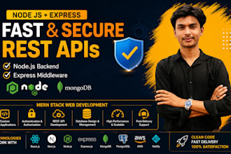 build fast and secure rest apis using node js and express