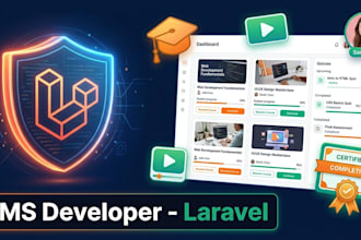 build a custom lms and training portal with laravel