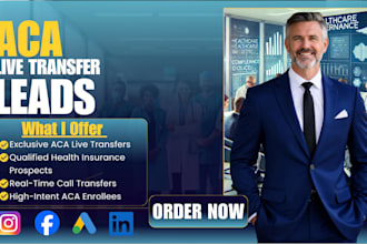 deliver 10 high quality aca live transfer leads daily using facebook ads