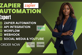 setup zapier automation, zaps, and API webhook integrations