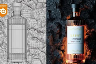 create product visualization, 3d rendering, animation and cad modeling