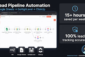 build CRM and lead generation workflow automations in n8n