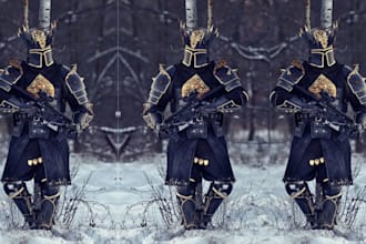 custom full wearable cosplay creation fantasy knight armor video game cosplay
