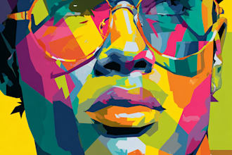 do a creative abstract art for you