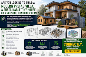 design 3d modular building container home or tiny house plans
