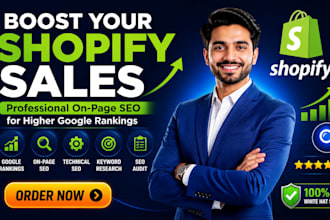 do shopify on page seo optimization to boost shopify sales, ranking etsy sales