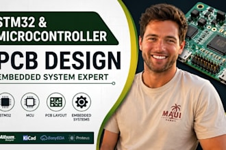 microcontroller pcb design, stm32 pcb, embedded system pcb layout expert