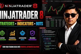 code custom ninjatrader strategies, indicators, and bots