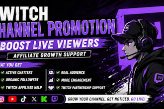 do twitch stream promotion to boost live viewers and engagement