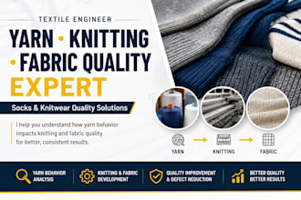solve socks and knitwear production, yarn, development and quality issues