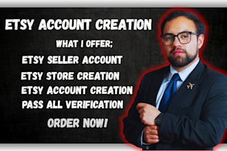 create fully verified etsy seller account etsy account creation etsy listing