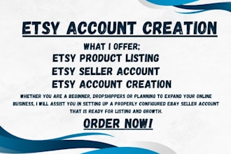 create fully verified etsy seller account for any country with bank setup guide