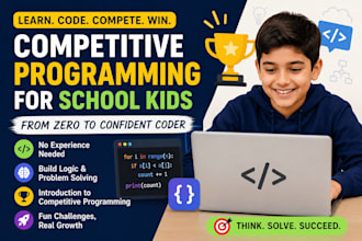 teach competitive programming to school going kids