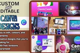 create professional canva graphic designs