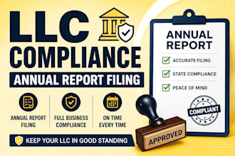 file your llc annual report and handle US business compliance
