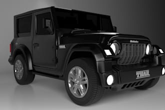 do 3d automotive car modeling rc car interior and  exterior design for printing