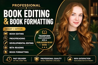 proofread, copy edit, book editing, formatting, amazon kindle