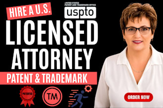 do trademark search, filing, renewal, patent filing, office action, sou filing