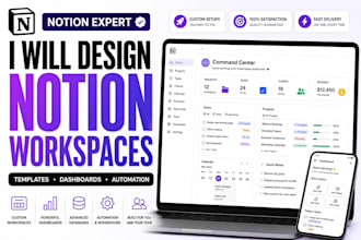notion template design notion dashboard notion automation notion expert notion