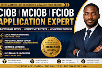 write and fast track your ciob mciob fciob application