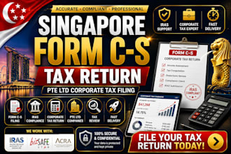 file singapore corporate tax return form c s for pte ltd