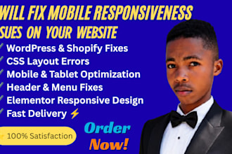 fix mobile responsiveness issues on your website