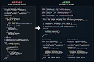 refactor your react codebase and improve architecture