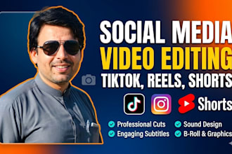 professionally edit your tiktok and short videos with text and captions