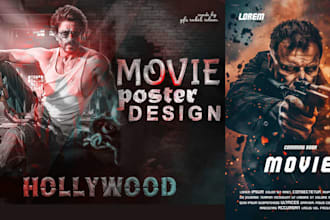 design a professional movie poster, cinema or film poster for you