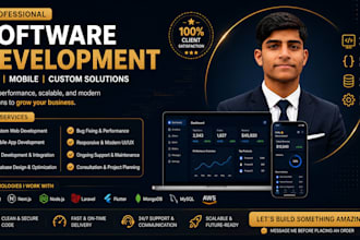 develop web apps, mobile apps and custom software