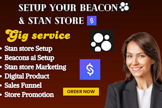 setup your store email marketing both stan and beacons ai