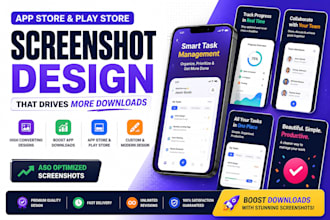 create professional app screenshots for app store and google play