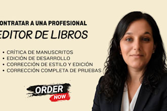 edita tu libro con edición de desarrollo, estilo y corrección profesional