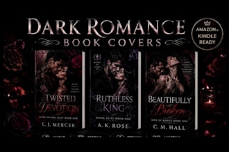 design a dark romance book cover that attracts readers on amazon