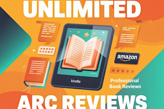 beta read your amazon kindle unlimited books, ebook, arcreader and kdp reviewed