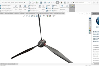 do custom 3d propeller blade for uav, marine, wind turbine