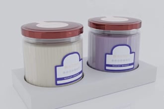 3d model and rendering for you products from cosmetics to food or beverages
