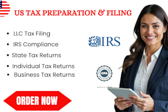 file your US personal and business tax returns accurately