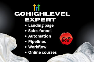 create gohighlevel forms surveys calendars and automations as a ghl expert
