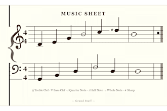 transfer audio to sheet, transcribe compose piano sheet music, lead cord music