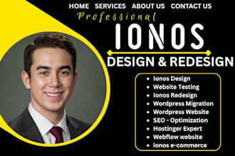 ionos website design, wordpress ionos design, ionos redesign, ionos ecommerce