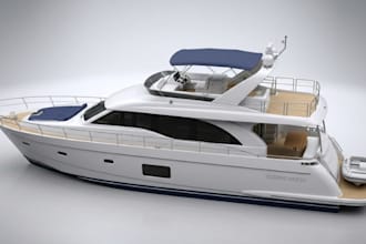 create 3d yacht and boat models, functional prototype and artistic marine design