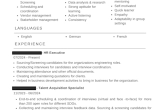 write professional resume for freshers and professionals