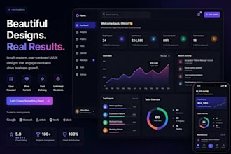 design professional web UI UX or modern website in figma