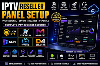 setup reseller panel, lion ott, strong 8k, mega ott, sltv, tivione, dream 4k