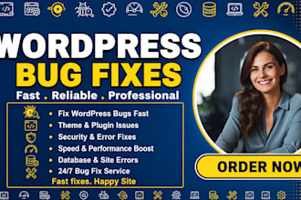 do bug fixing or issue in wordpress, shopify, wix, squarespace, godaddy website