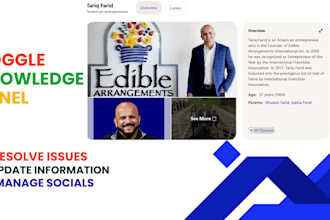 resolve google knowledge panel issues update information manage social profile