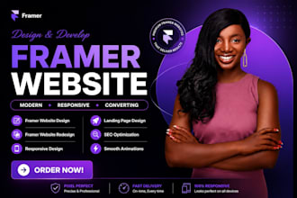 framer website framer design framer develop landing page framer redesign in 24h