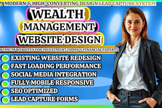 wealth management website ,financial consultant website, wealth advisor website