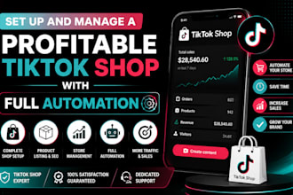 build and manage your tiktok shop for automated sales